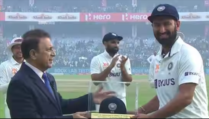 'I pray you become the first Indian to do that' - Gavaskar's stirring speech as Pujara plays his 100th Test